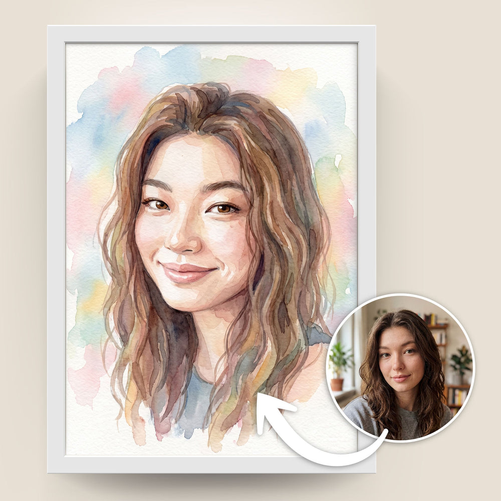 Aquarell-Portrait