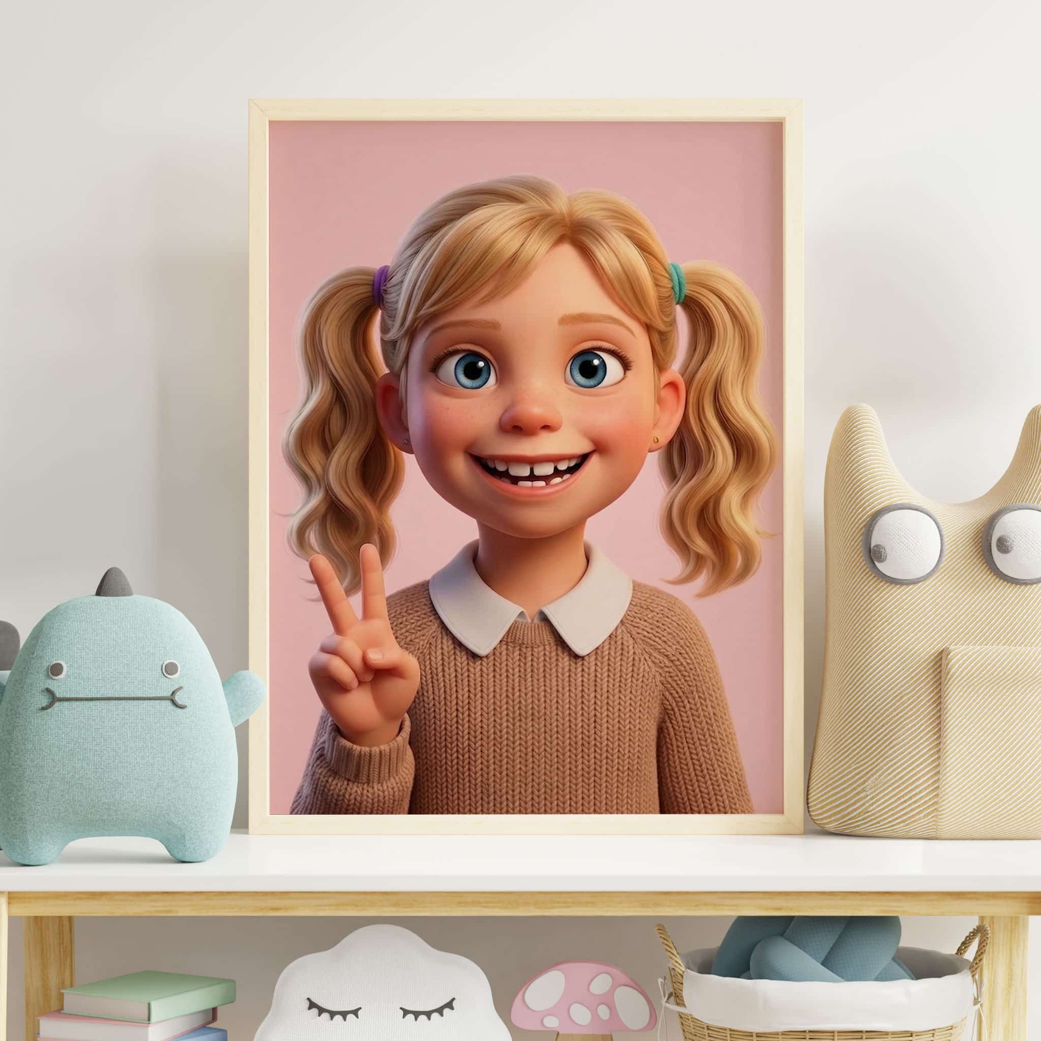 Portrait im 3D-Animations-Look