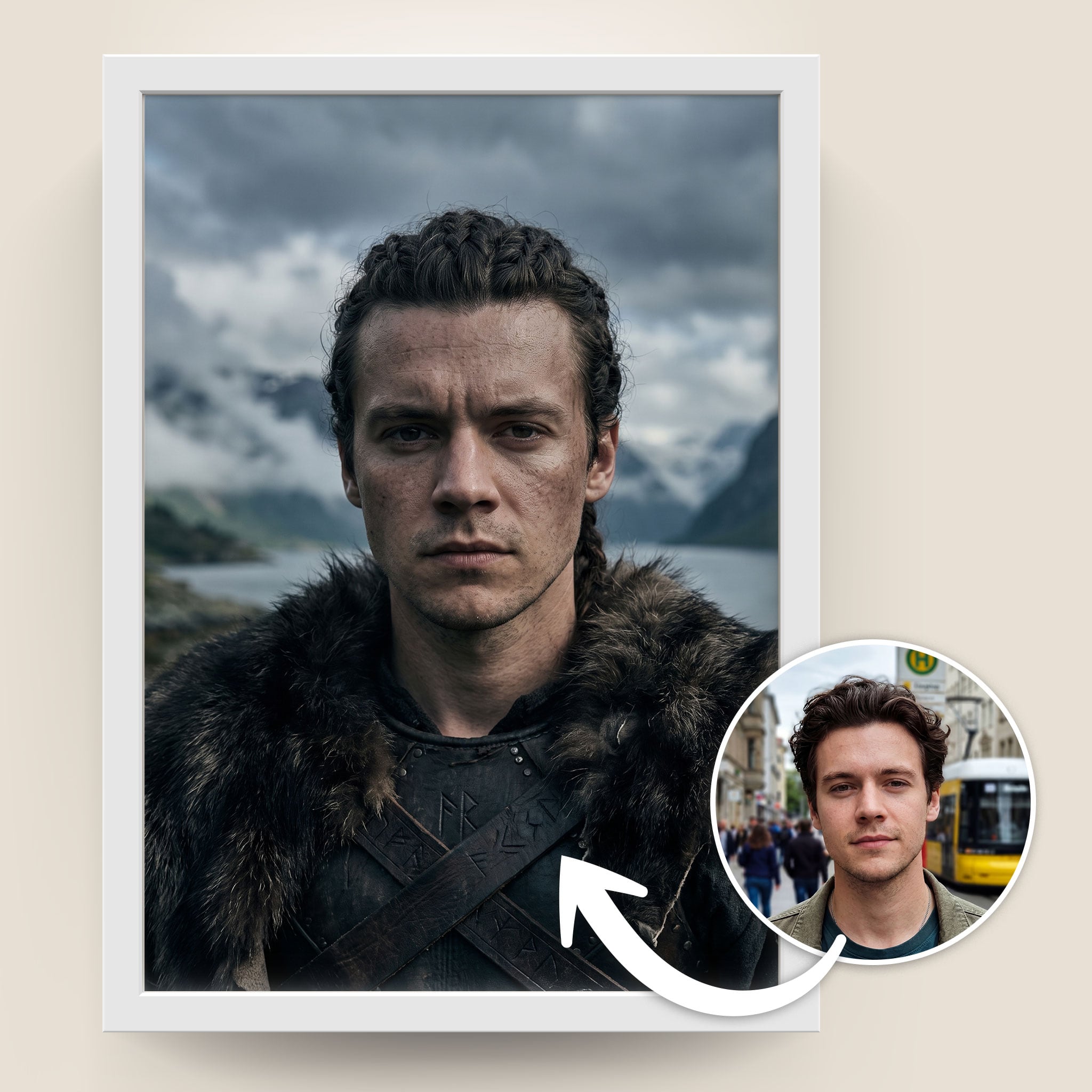 Wikinger-Portrait